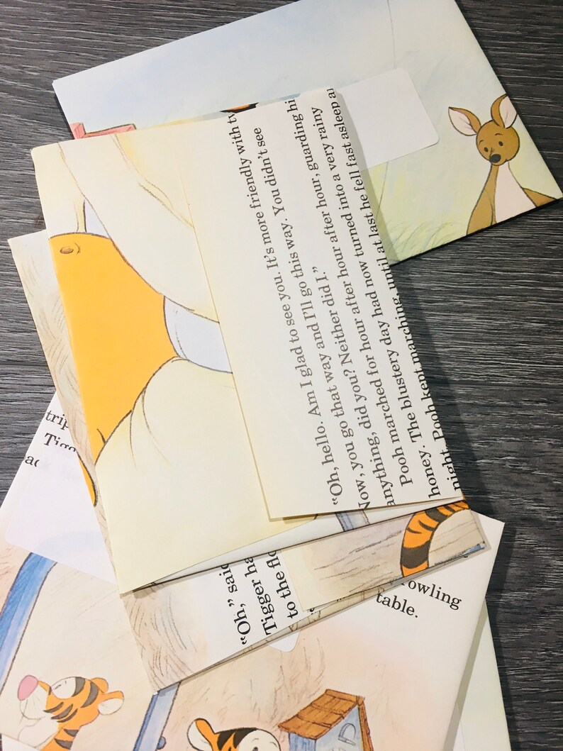 Winnie the Pooh Disney Letter Writing Set Etsy