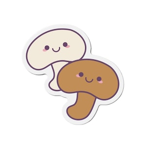 4in. Cute Mushroom Die-Cut Magnets