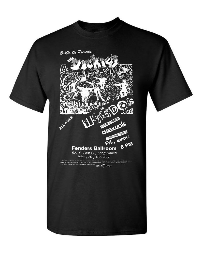 T-shirt Old Punk Rock Concert Flyer The Dickies Weirdos | Etsy