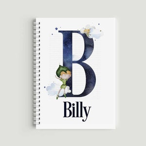 Peter Pan Fairytale notepad Personalised Recyclable recycled eco friendly notepad stationery Christmas gift her birthday christmas girl boy