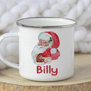 Taza de Navidad Niños Personalizado Caja festiva Relleno Esmalte Taza de chocolate caliente Personalizado Nochebuena Chico Niña Niño Familia Personalizado presente