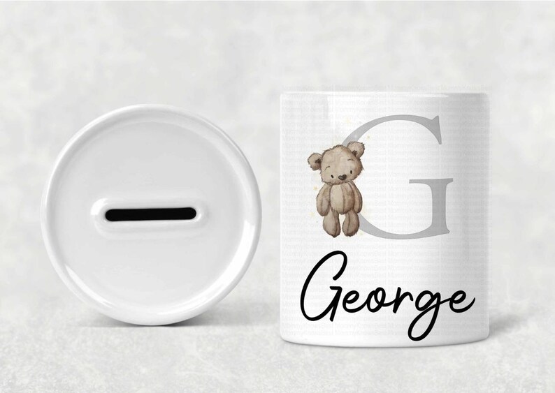 Personalised Baby Money Box. New Baby Gift. Christening Etsy UK