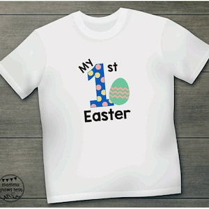 My 1st Easter with easter egg. Vest, T-shirt & / or Bib. Babys Easter Girl Boy All in one outfit. Gift Set for babies. First Celebrations