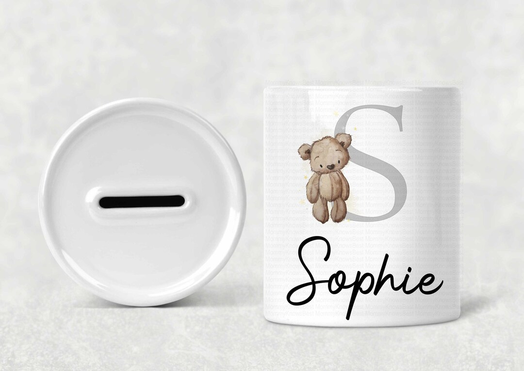 Personalised Baby Money Box. New Baby Gift. Christening Etsy