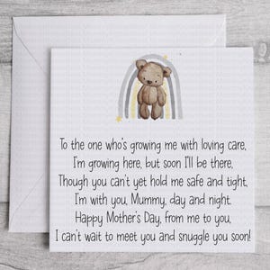 Muttertag von der BUMP Karte.  Grußkarte sentimentales Andenken Gedicht. Eco freundliche recyclebare Karte. Karte für Mama zum Muttertag