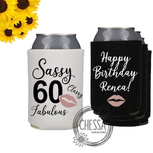 60th Birthday Gifts for Women, Party Decorations, She's Sixty, Sassy, and all Kinds of Classy