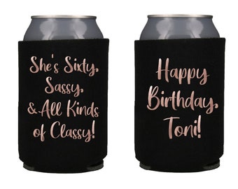 60th Birthday Gifts for Women, Party Decorations, She's Sixty, Sassy, and all Kinds of Classy