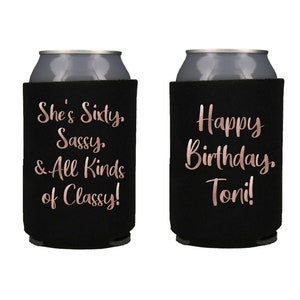 60th Birthday Gifts for Women, Party Decorations, She's Sixty, Sassy, and all Kinds of Classy image 1