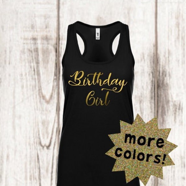 Birthday Tank Top Etsy