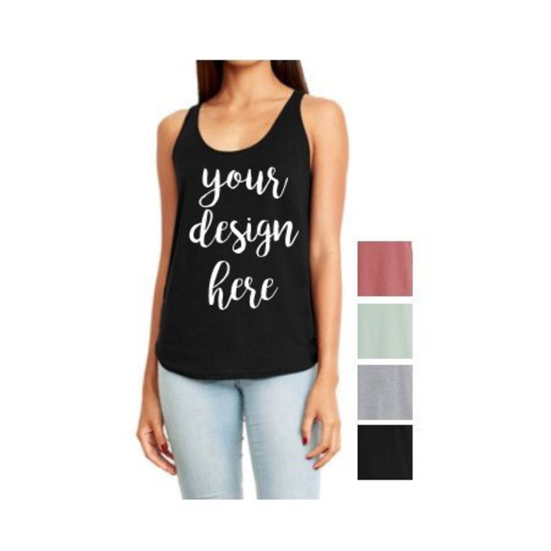 Custom Flowy Tank Top Womens Tank Bridesmaid Shirts Plus - Etsy