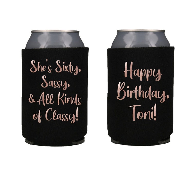 60th Birthday Gifts for Women, Party Decorations, She's Sixty, Sassy, and all Kinds of Classy image 1