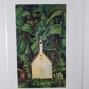 New &quot;INDIAN CHURCH&quot; art card by artist Emily Carr  6&quot;x9&quot; with envelope  blank inside