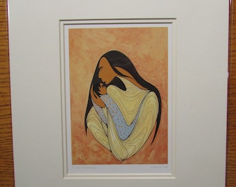 Maxine Noel Ioyan Mani SIGNED Lmtd Ed. Print Framed, First Nations
