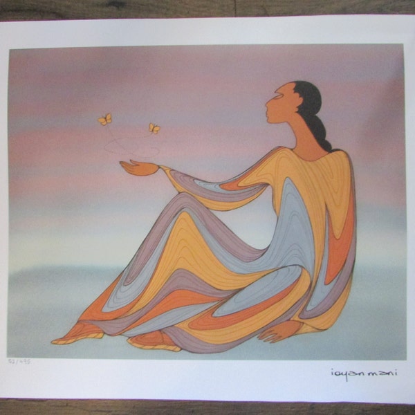 New "COURTSHIP FLIGHT" #52/495 limited edition print by Sioux artist Maxine Noel 20"x16.5 Made in Canada