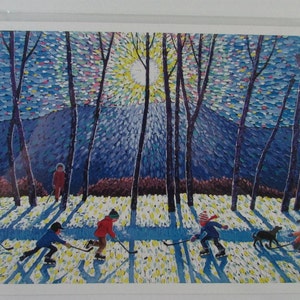 "Neue Kunstkarte ""SUN, ICE & SHADOWS"" von Bill Brownridge 6" x 9" mit Umschlag und leerer Innenseite (#3004)"