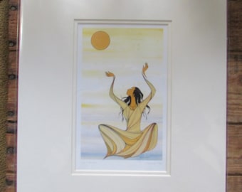 Maxine Noel Ioyan Mani SIGNED Lmtd Ed. Print Framed, First Nations