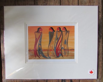 Maxine Noel Ioyan Mani Framed Woman Print, Approch of the Feature