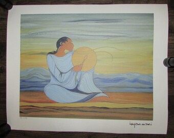 Maxine Noel Ioyan Mani Framed Woman Print, Approch of the Feature