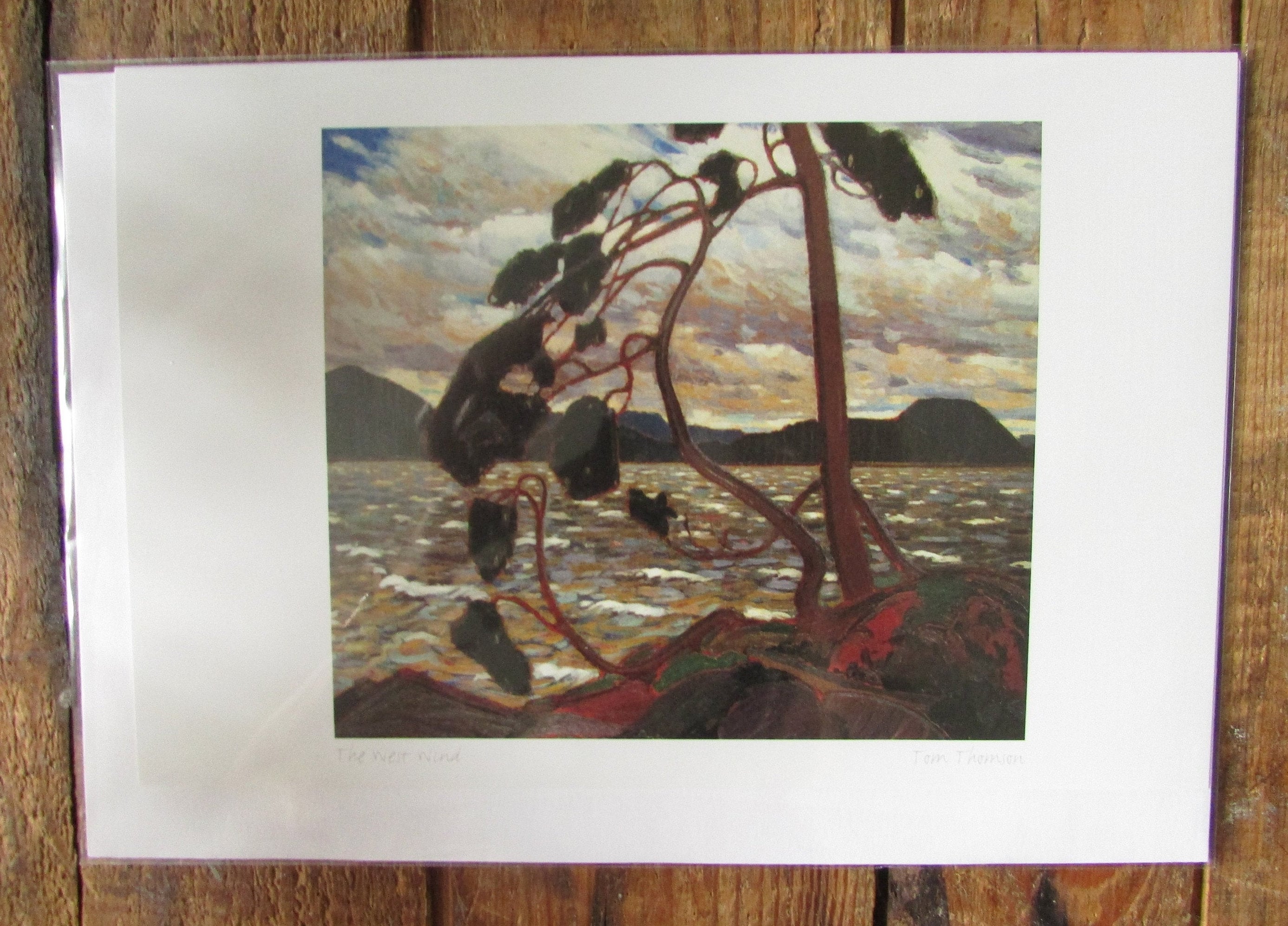 Art Card the WEST Wind by Tom Thomson Etsy UK