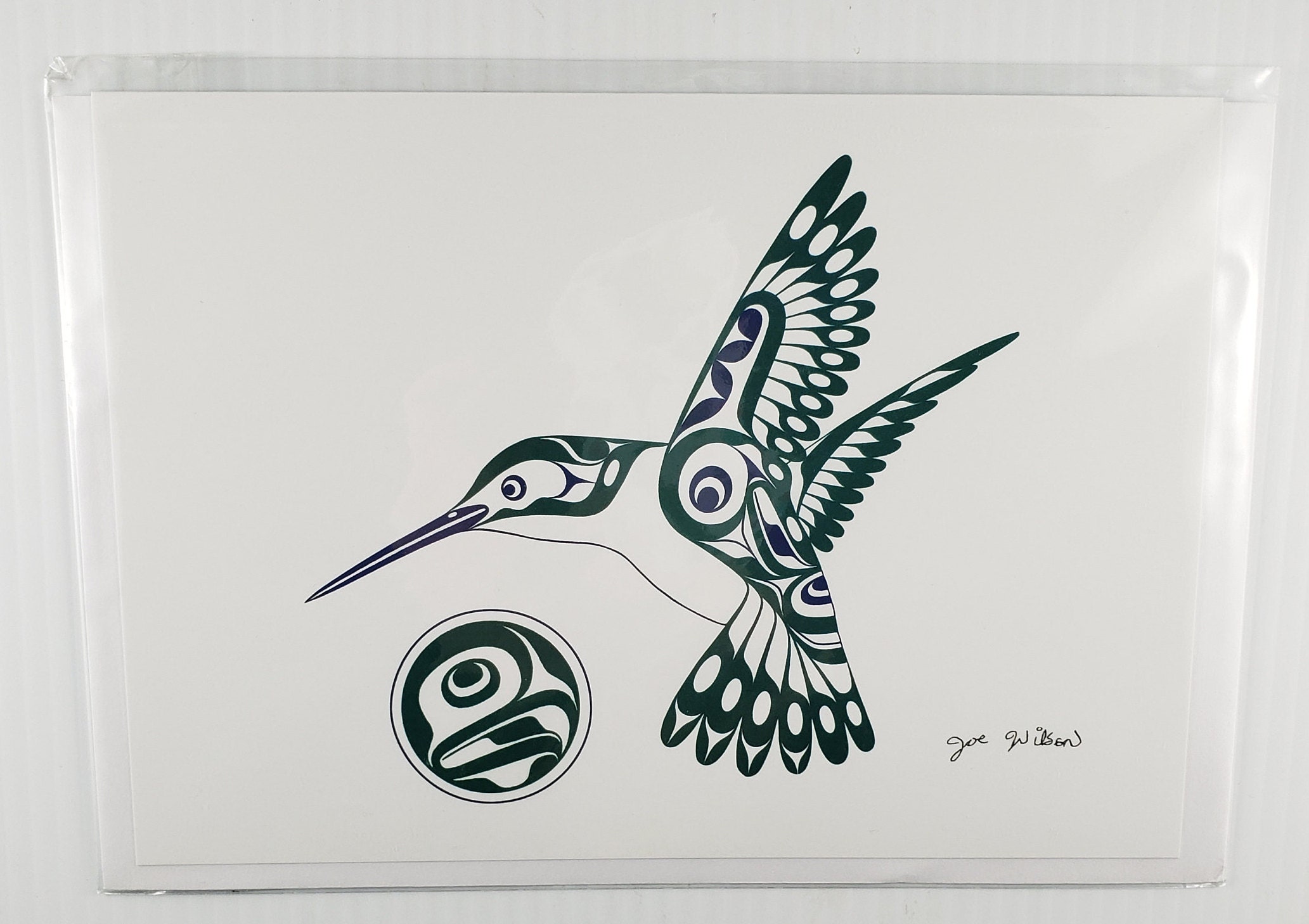 Bergsma Gallery Press :: Products :: Art Cards :: Birds :: Birds ::  Hummingbirds / Jewel - Art Card