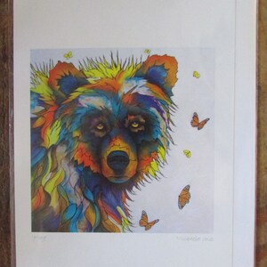 NIEUWE "SPRING" kunstkaart van Micqaela Jones *met envelop *blanco binnenkant Made in Canada (#3051)