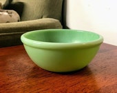 Vintage Fire King Jadeite Restaurant Ware 5 1 2 Beaded Coupe Soup Bowl