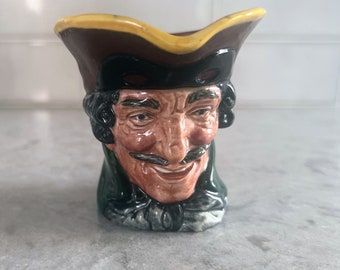 Vintage Royal Doulton Dick Turpin Character Mug Toby Jug Signed Marking A