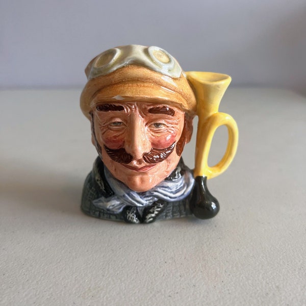 Vintage Royal Doulton Character Mug Veteran Motorist D 6637 1972 Toby