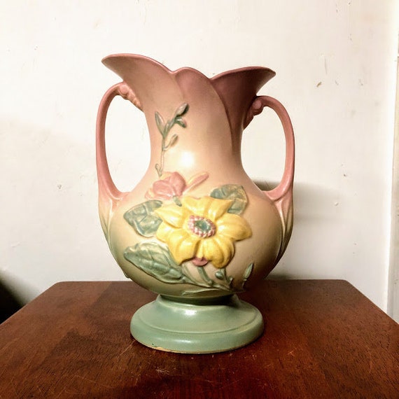 Art & Collectibles Vintage 1940's50's Hull Art Pottery Double Handled