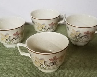 Vintage Royal Doulton Cups Devon Lambethware Set of 4