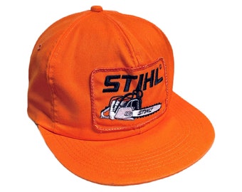 Stihl Gray Mesh Back Hat/Cap W Brodé Patch réglable Lg-Xl