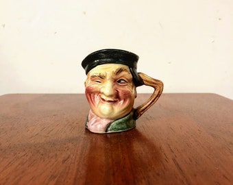 Vintage Hand Painted Made in Japan Small Character Jug