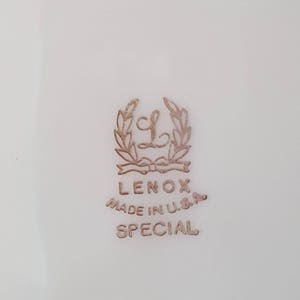 Vintage Lenox Special Holiday Dinner Plate image 2