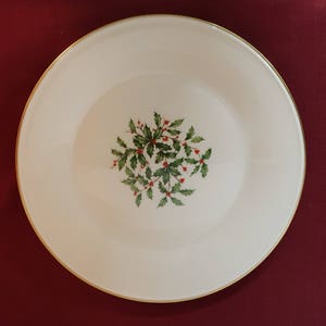 Vintage Lenox Special Holiday Dinner Plate image 1