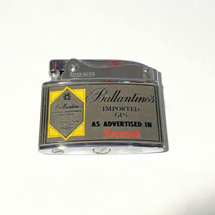 Vintage Advertising Lighter Rosen Nesor Ballantines Gin and Etsy