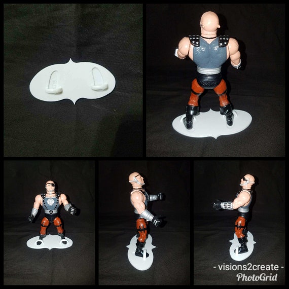 Masters of the Universe vintage MOTU Figure Stands Display Toy He-man squelettor