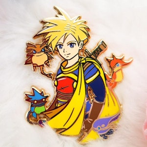 Isaac Enamel Pin