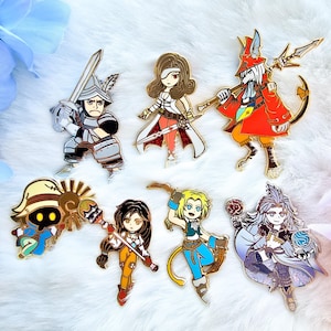 Fantasy IX Enamel Pins