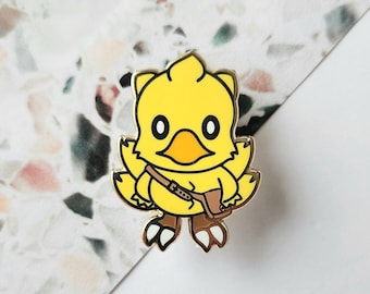 Travel Chocobo Enamel Pin