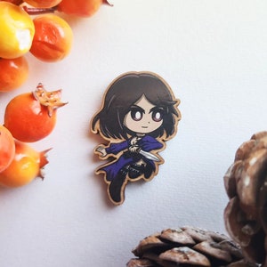 Octopath Traveler 2 Wood Pins/Magnets Throne
