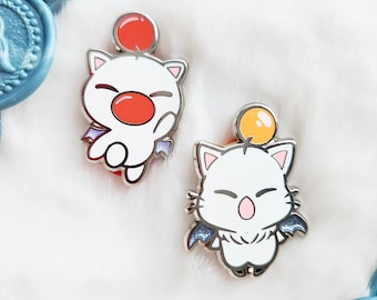 Moogle Enamel Pins