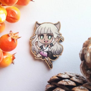 Octopath Traveler 2 Wood Pins/Magnets Ochette