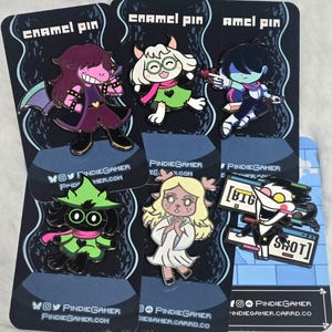 Pines de esmalte de Deltarune