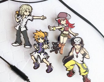 TWEWY Shibuya Players Enamel Pins