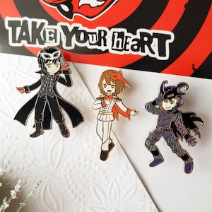 Thieves of Heart Enamel Pins
