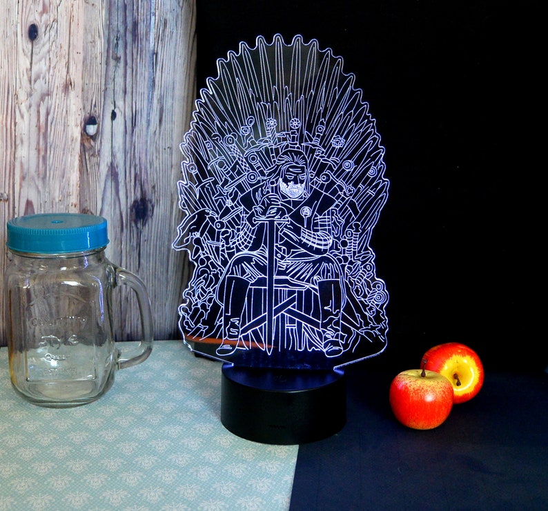 free shipping Game of thrones LED lamp