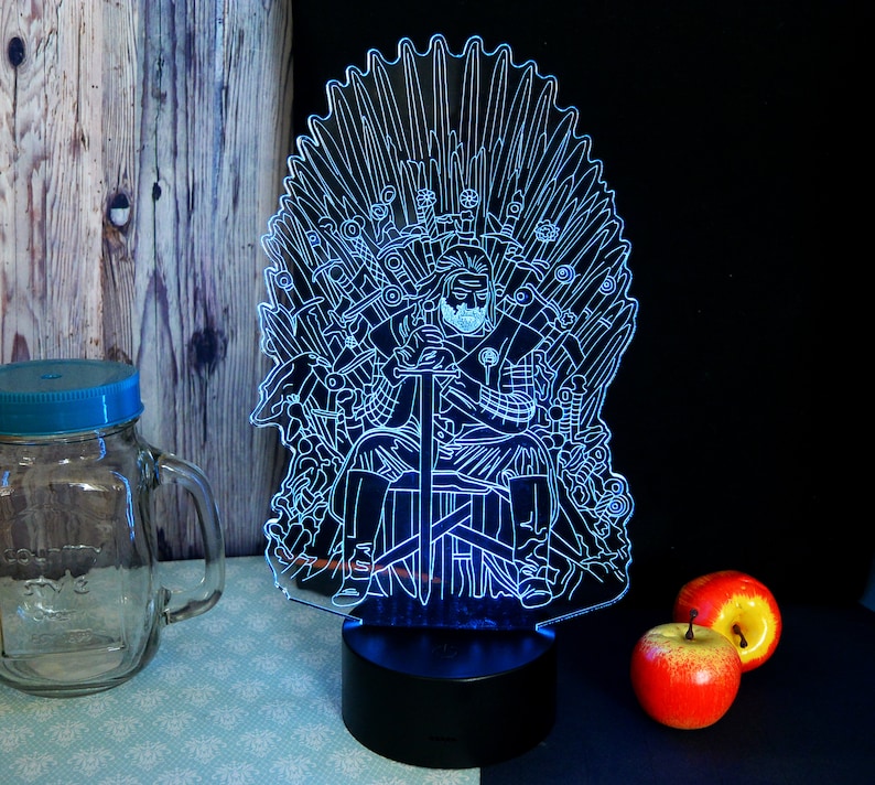 free shipping Game of thrones LED lamp