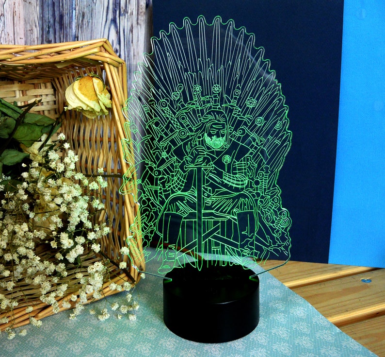 free shipping Game of thrones LED lamp