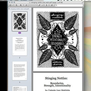 Digital Download Zine: Stinging Nettles