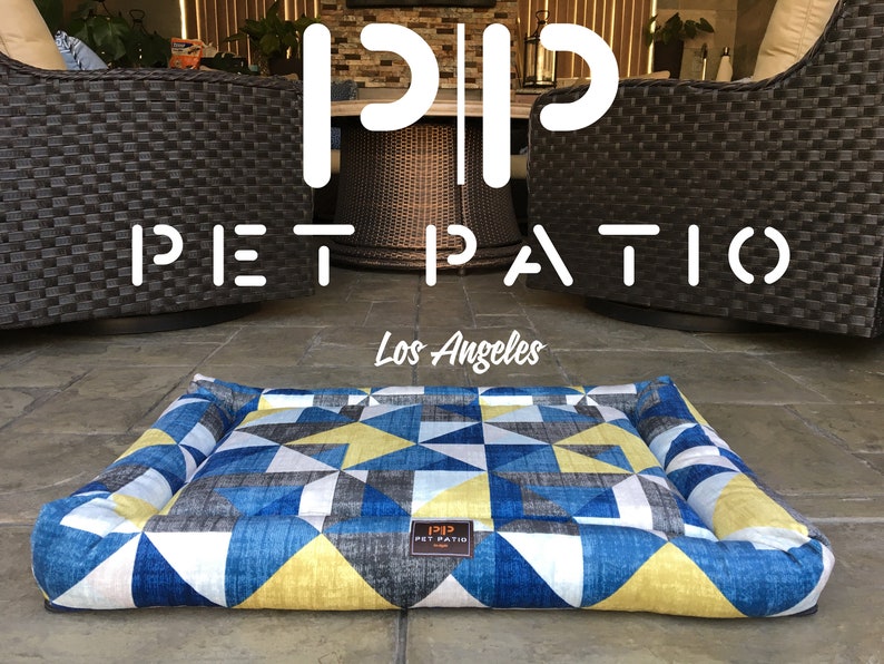 Orthopedic Washable Rectangle Dog Bed Pad Crate Mat Handmade Etsy